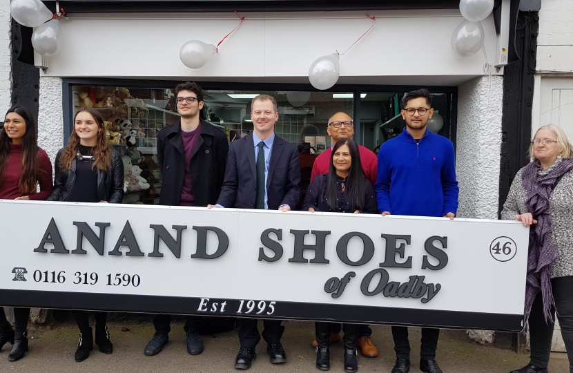 Neil O'Brien MP - Anand Shoes Oadby