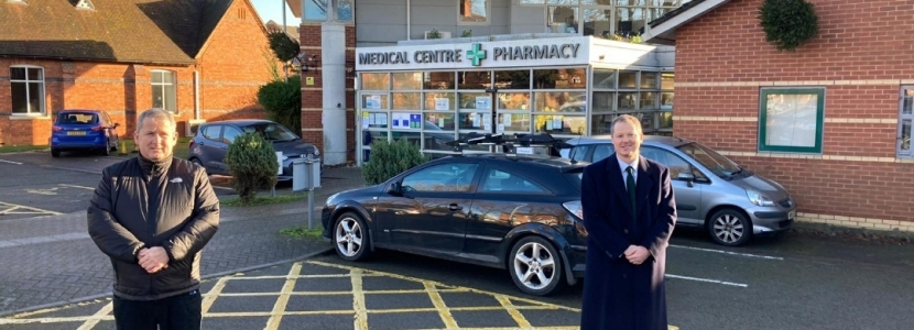 Neil O'Brien MP market harborough medical centre