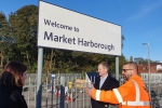 Neil O'Brien MP - Market Harborough Station
